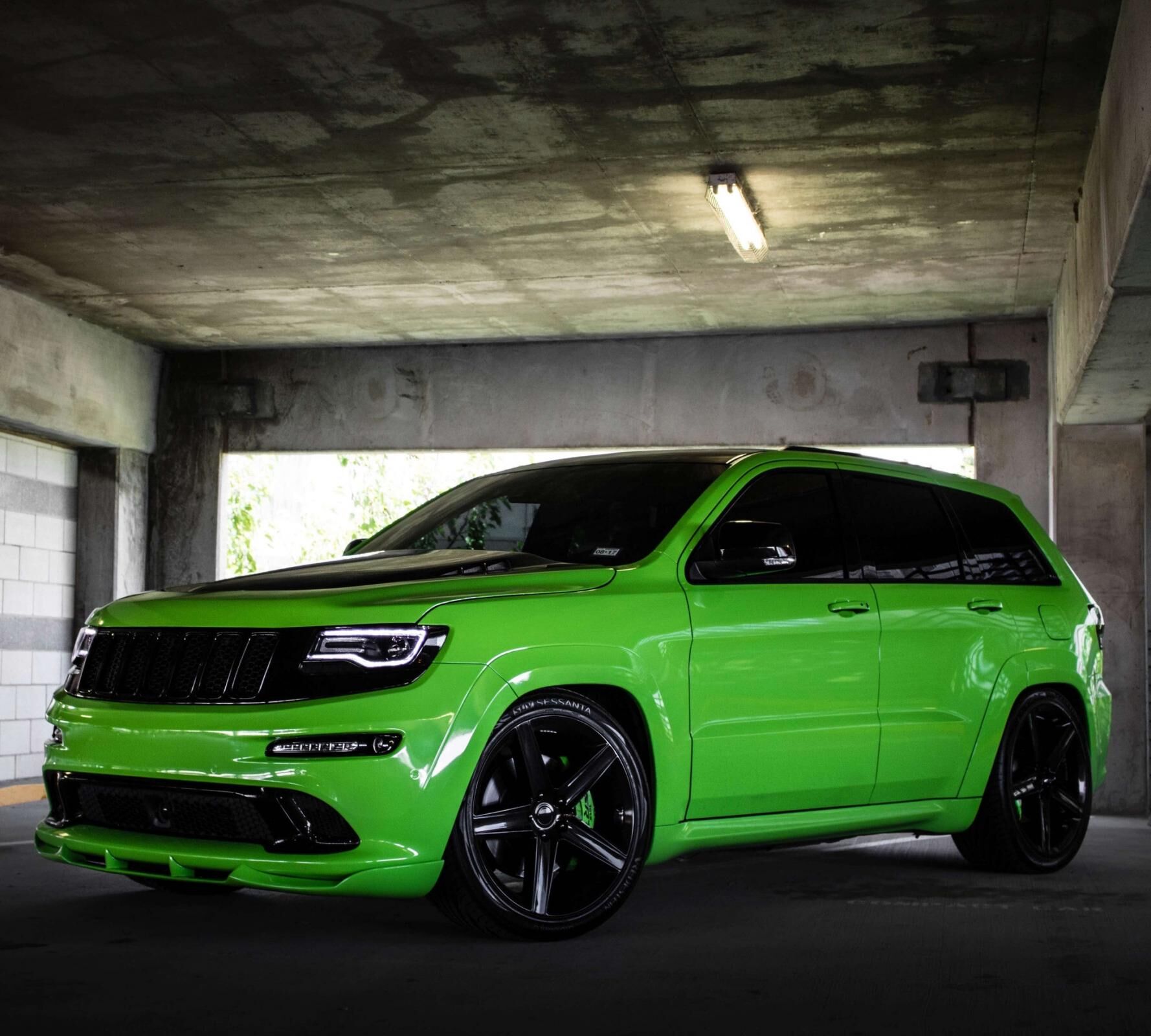 2012-2016 Jeep Grand Cherokee Front Fiberglass Aero Splitter by Black Ops Auto Works