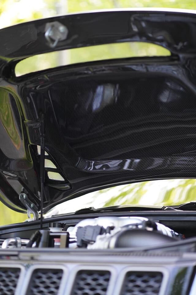 2011-2021 Jeep Grand Cherokee Fiberglass Hood by Black Ops Auto Works
