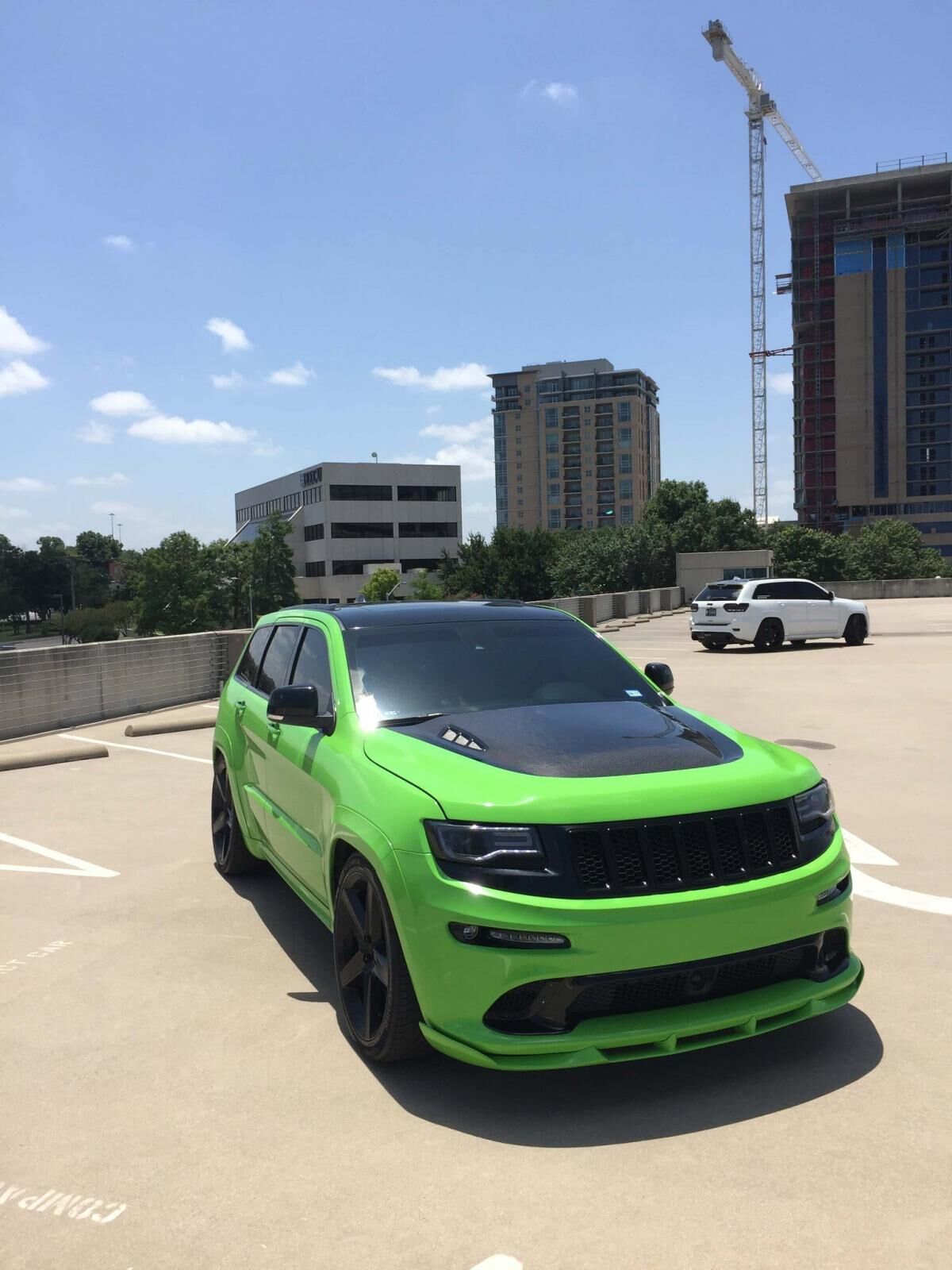 2011-2021 Jeep Grand Cherokee Fiberglass Hood by Black Ops Auto Works