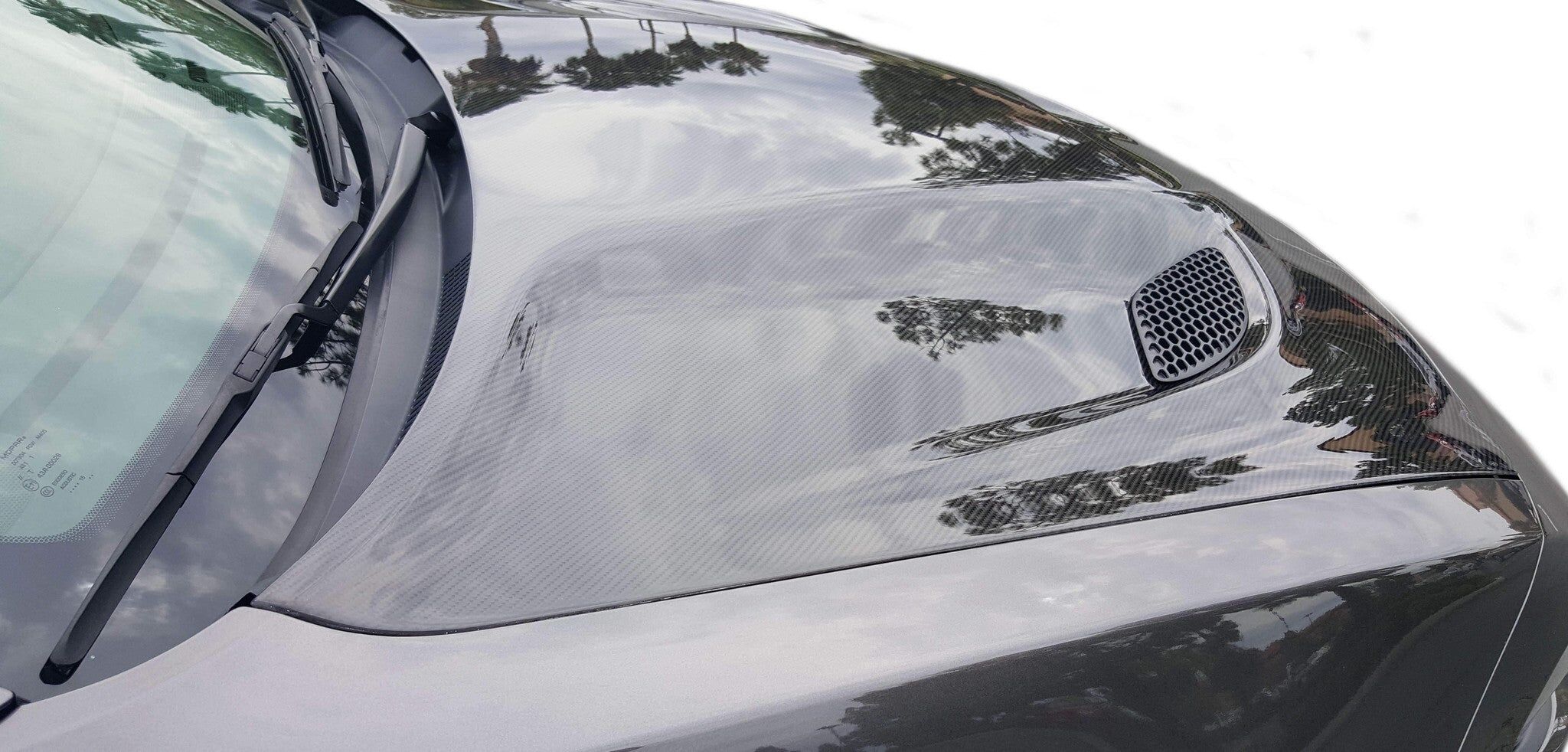 2015-2022 Dodge Charger Carbon Fiber Hood - Carbon Fiber Inner and Outer
