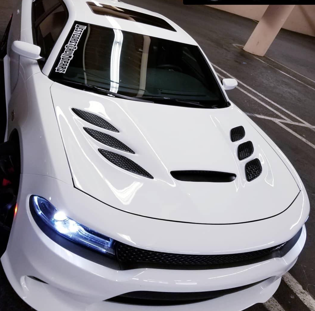 2015-2022 Dodge Charger Sniper 3.0 Fiberglass Hood by Black Ops Auto Works