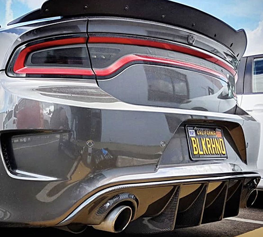 2015-2020 Dodge Charger Rear Fiberglass Tail Light Diffuser by Black Ops Auto Works - 240.0995