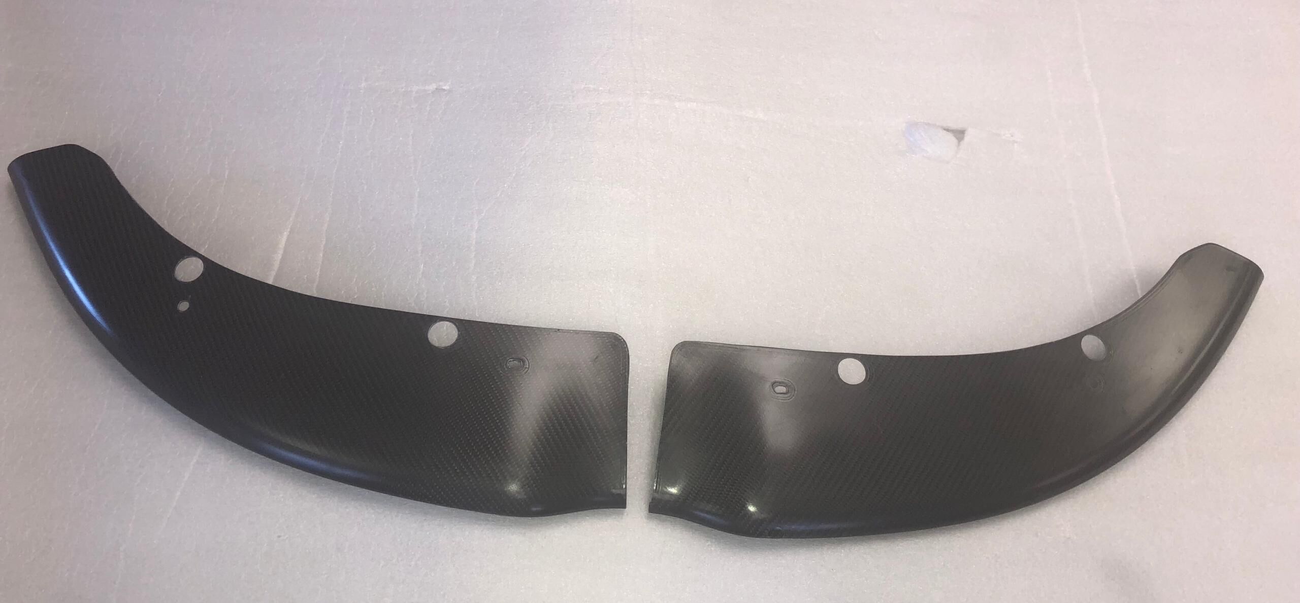 2015-2018 Dodge Charger Carbon Fiber Bumper Canards by Black Ops Auto Works