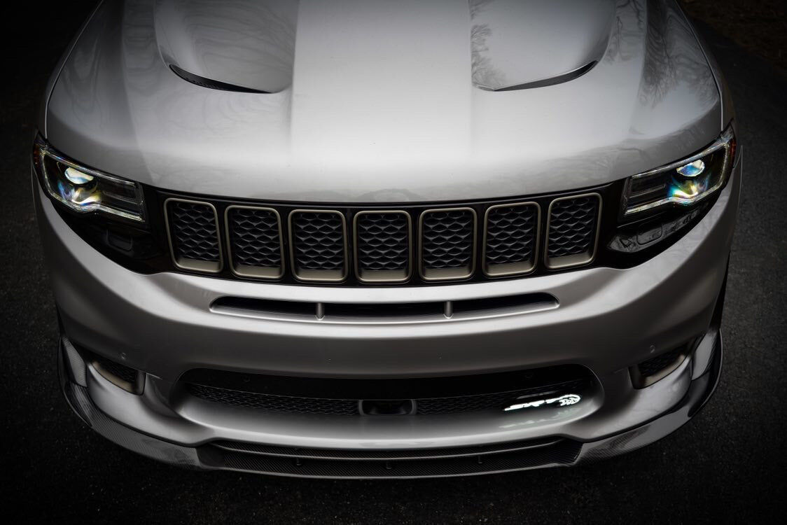 2017-2021 Jeep Grand Cherokee Front Fiberglass Aero Splitter by Black Ops Auto Works