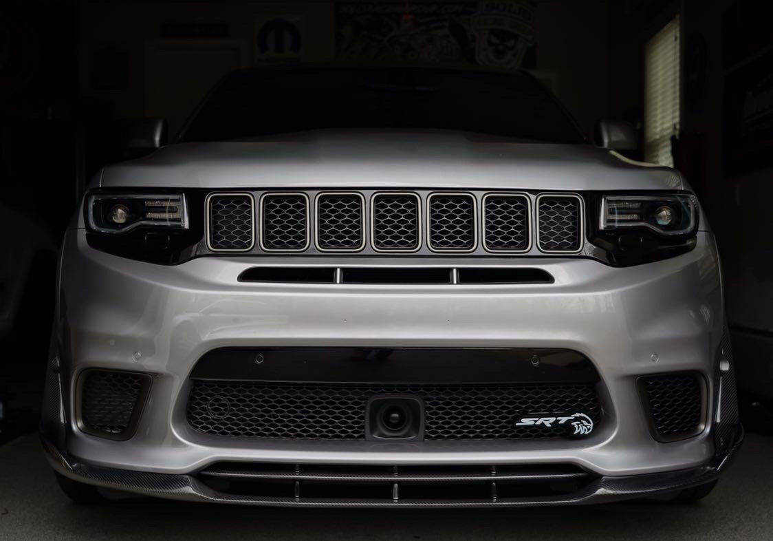 2017-2021 Jeep Grand Cherokee Front Fiberglass Aero Splitter by Black Ops Auto Works