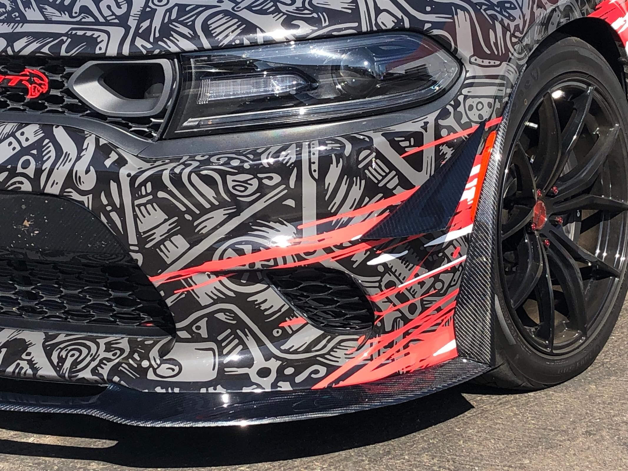 2015-2019 Dodge Charger Carbon Fiber Aero Splitter by Black Ops Auto Works