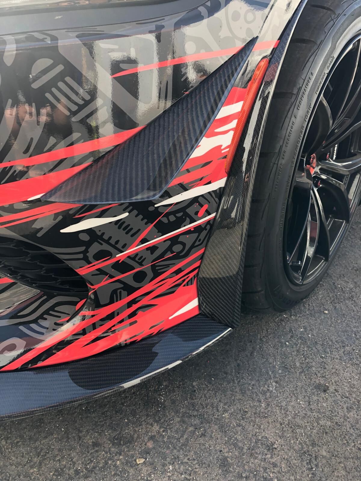 2015-2019 Dodge Charger Carbon Fiber Aero Splitter by Black Ops Auto Works