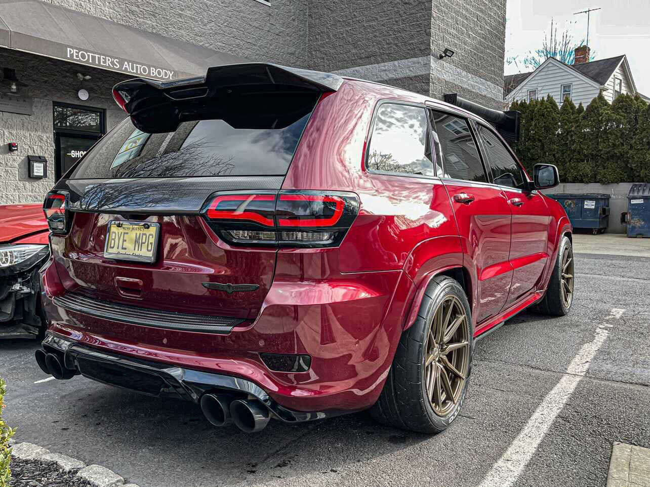 2014-2021 Jeep Grand Cherokee Rear Fiberglass Hatch by Black Ops Auto Works