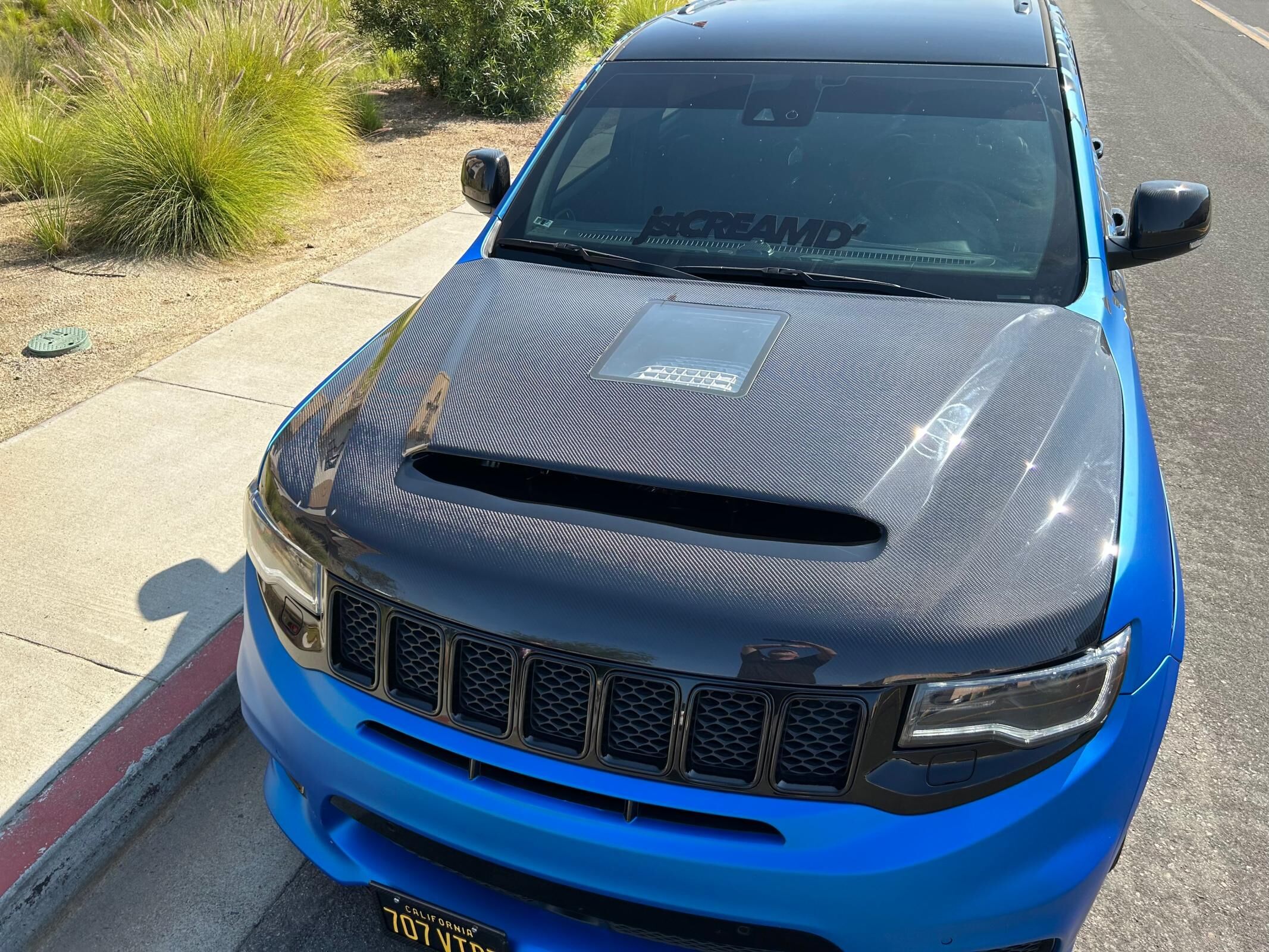 2011-2022 Jeep Grand Cherokee Fiberglass Window Louver by Black Ops Auto Works