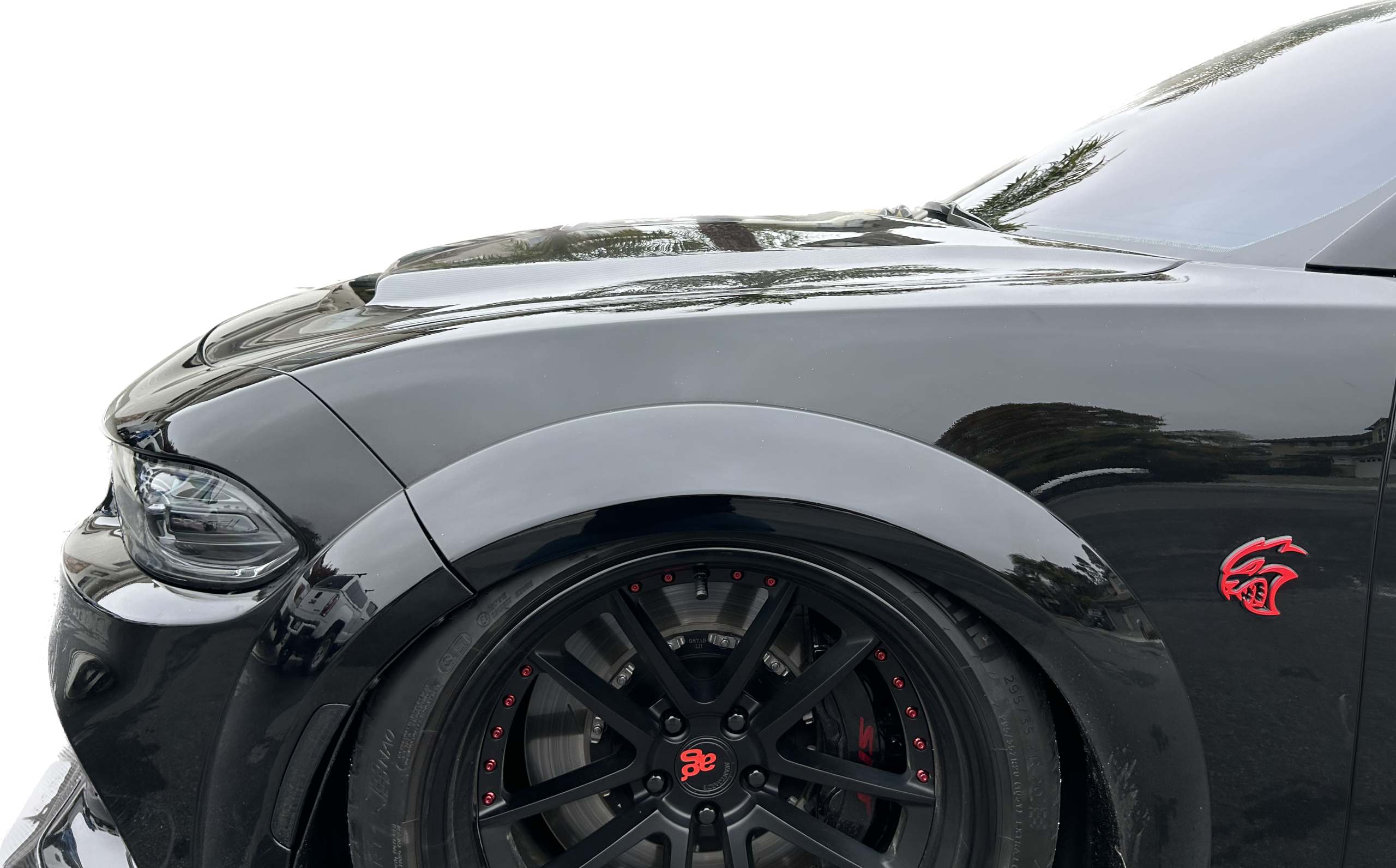 2015-2022 Dodge Charger Fiberglass Hood by Black Ops Auto Works