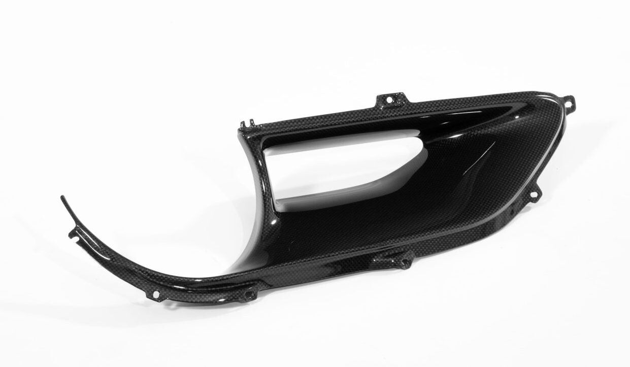 2016-2019 Ferrari 488 Rear Carbon Fiber Tail light Surround by Black Ops Auto Works