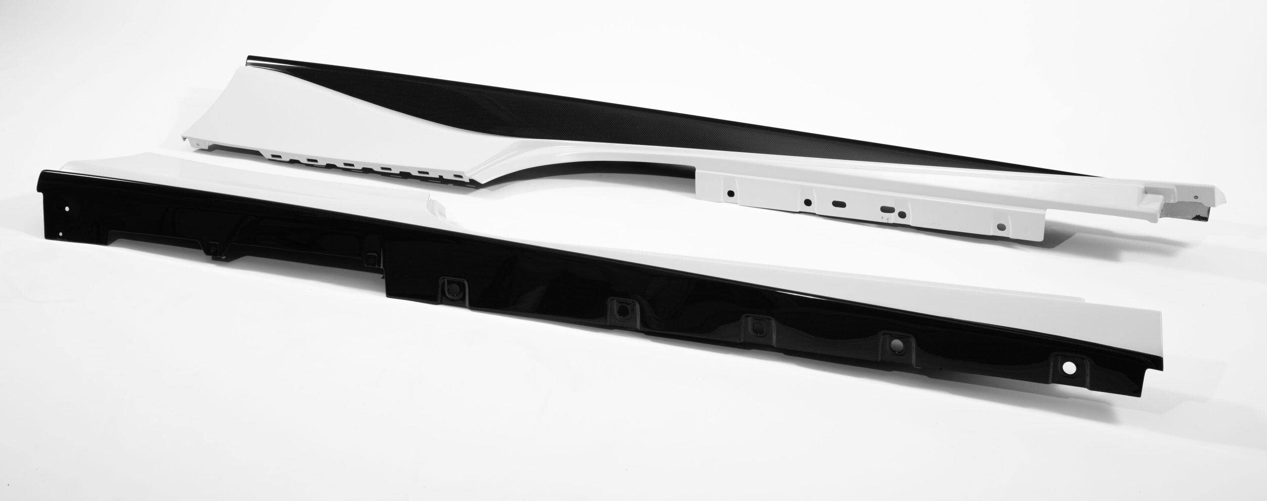 2016-2019 Ferrari 488 Carbon Fiber Side Skirts 2PC by Black Ops Auto Works