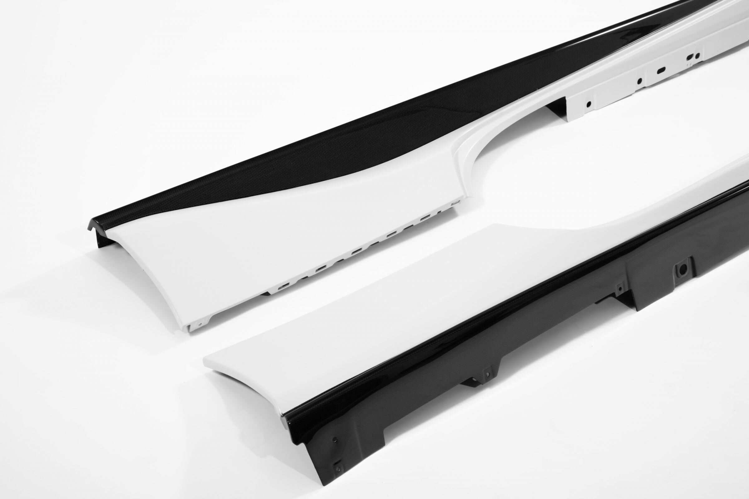 2016-2019 Ferrari 488 Carbon Fiber Side Skirts 2PC by Black Ops Auto Works