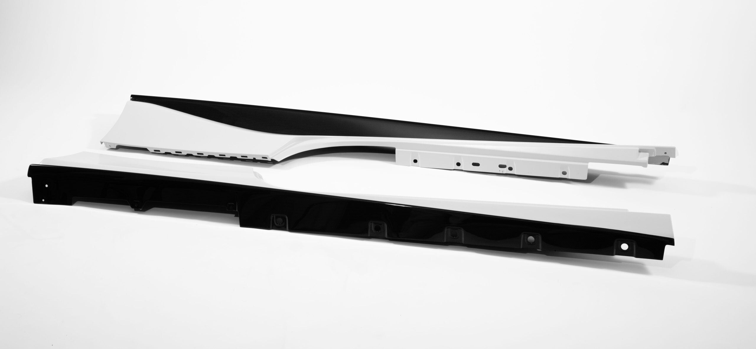 2016-2019 Ferrari 488 Carbon Fiber Side Skirts 2PC by Black Ops Auto Works