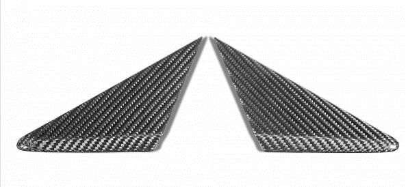 2012-2019 Porsche 911 Outer Carbon Fiber Dash Panel Triangle Outers by Black Ops Auto Works - AP.991.07