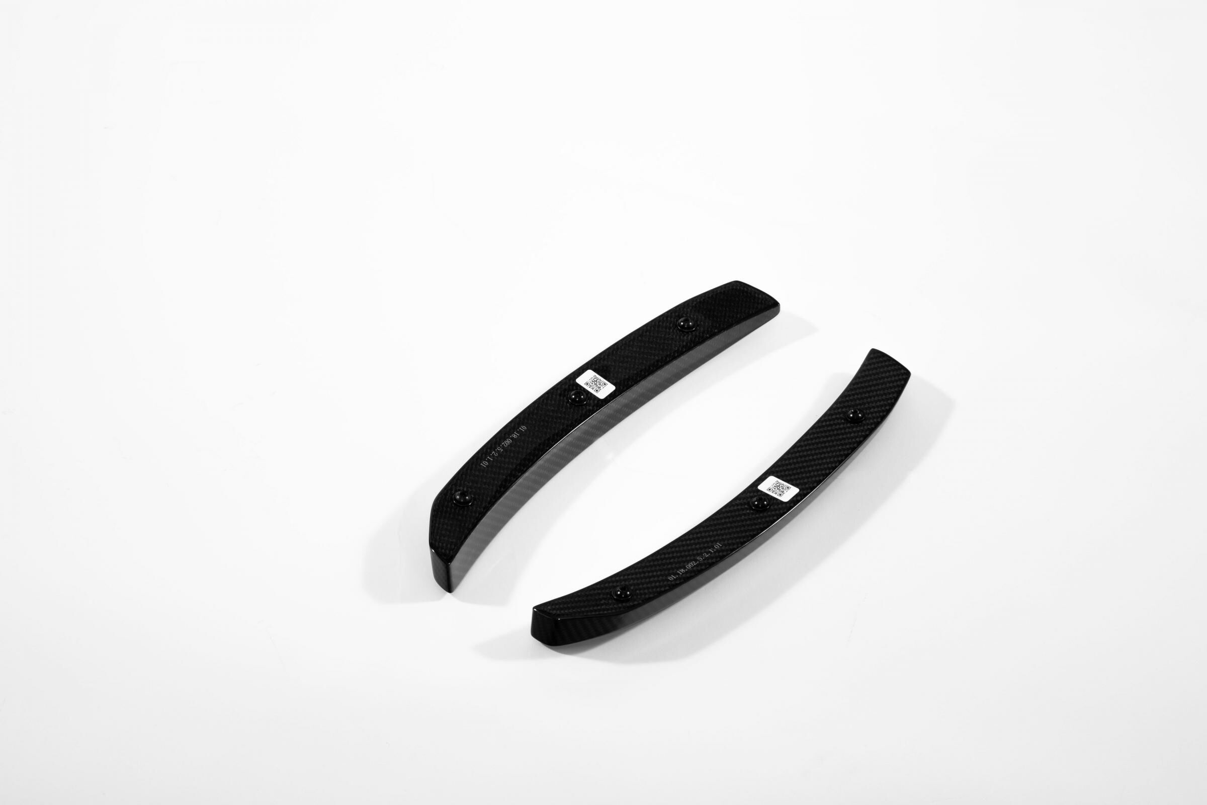 2022-2023 Lamborghini Huracan STO Carbon Fiber Wind Deflector Uprights by Black Ops Auto Works