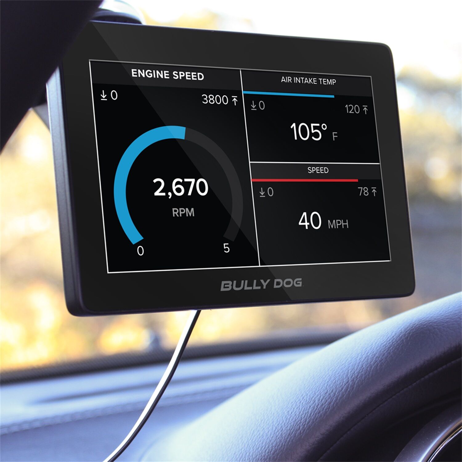 2013-2016 Ram Truck 2500/3500/4500/5500 GTX Watchdog Gauge Monitor 5 Inch Capacitive Touch Screen