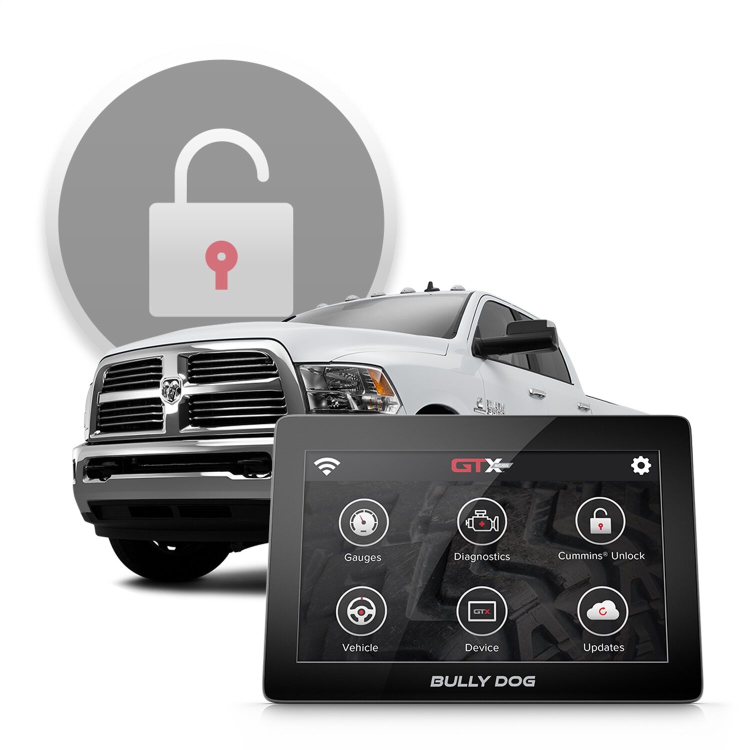 2013-2016 Ram Truck 2500/3500/4500/5500 GTX Watchdog Gauge Monitor 5 Inch Capacitive Touch Screen
