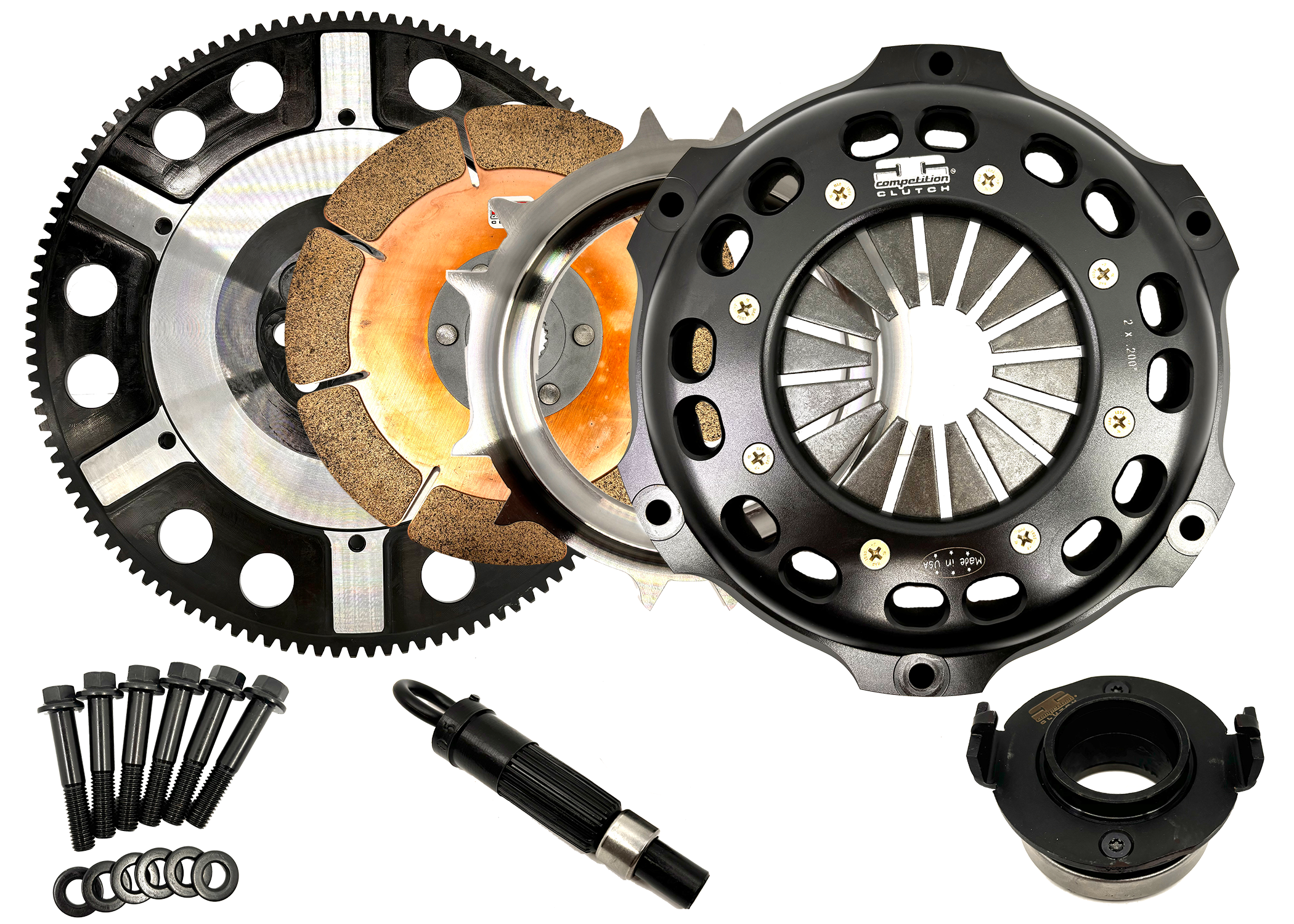 2002-2006 Acura RSX 2.0L 4-CYL 6-SPEED Competition Clutch Full Race Clutch Kit w/Flywheel - 1848037-1