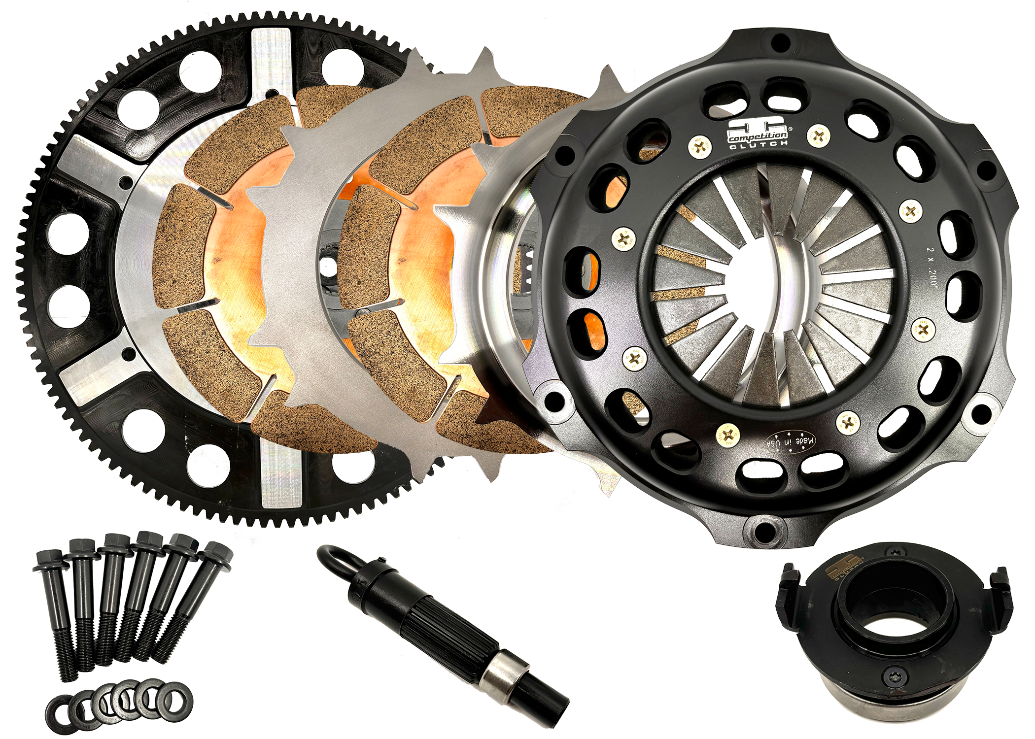 2002-2006 Acura RSX 2.0L 4-CYL 6-SPEED Competition Clutch Full Race Clutch Kit w/Flywheel - 1848037-2