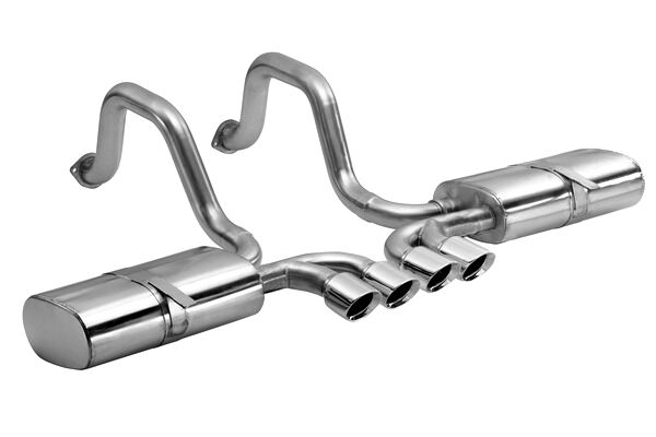1997-2004 Chevy Corvette C5 Z06 5.7L V8 Corsa Performance Axle-Back Exhaust Syst