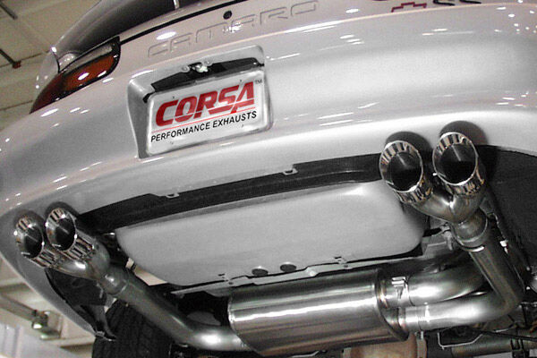 1998-2002 Chevy Camaro SS Convertible 5.7L V8 LS1 Corsa Performance Cat-Back Exhaust System