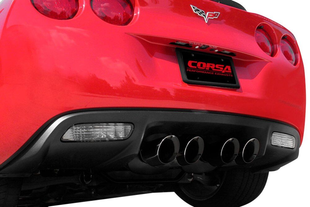 2006-2013 Chevy Corvette C6 ZR1 7.0L V8 Corsa Performance Axle-Back Exhaust System