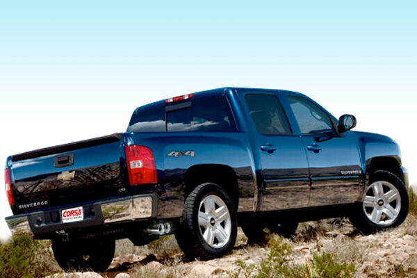 2007-2008 GMC Sierra 1500 EXT Cab/Standard Bed 4.8L V8 Corsa Performance Cat-Back Exhaust System
