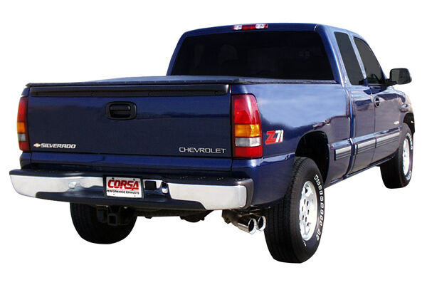 2002-2007 GMC Sierra 1500 Regular Cab/Short Bed 5.3L V8 Corsa Performance Cat-Back Exhaust System
