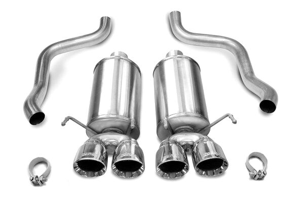 2009-2013 Chevy Corvette C6 6.2L V8 Corsa Performance Axle-Back Exhaust System -