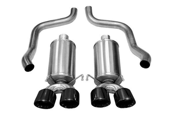 2009-2013 Chevy Corvette C6 6.2L V8 Corsa Performance Axle-Back Exhaust System -