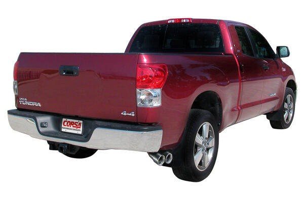 2007-2008 Toyota Tundra Double Cab/Crew Max 5.7L V8 Corsa Performance Cat-Back Exhaust System