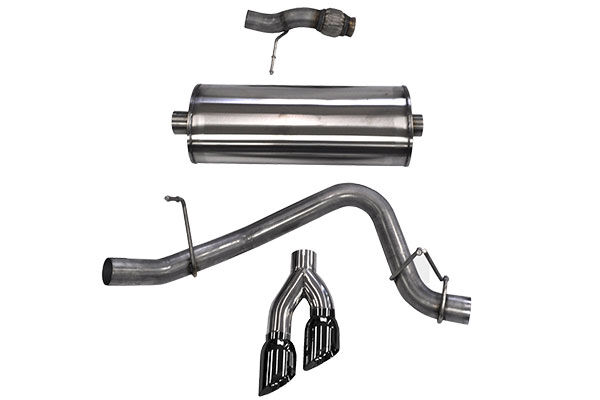 2015 Chevy Tahoe 5.3L V8 Corsa Performance Cat-Back Exhaust System - 14859BLK