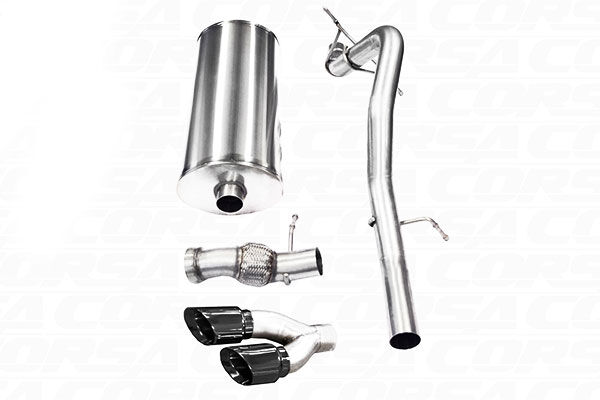 2011-2014 GMC Yukon Denali 6.2L V8 Corsa Performance Cat-Back Exhaust System - 1