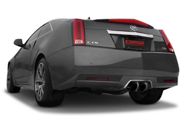 2011-2014 Cadillac CTS V Coupe 6.2L V8 Corsa Performance Axle-Back Exhaust System