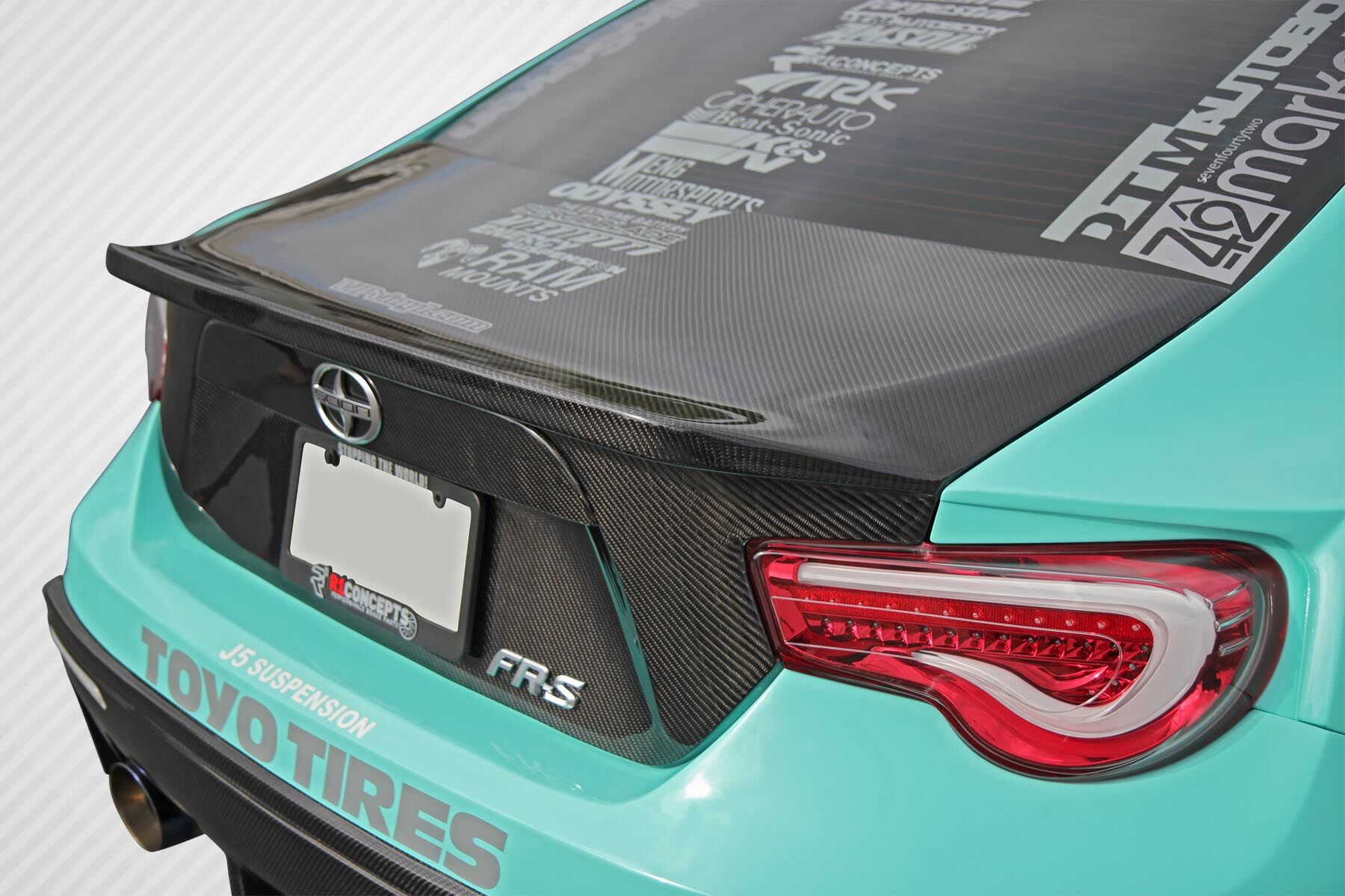 2013-2016 Subaru BRZ Carbon Fiber 86-R Trunk - 1 Piece - 109038