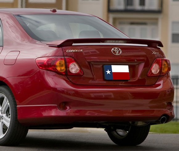 2009-2013 Toyota Corolla Factory Post Spoiler Wing - ABS-720