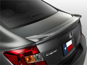 2012 Honda Civic 4DR Factory Lip Spoiler Wing - ABS-754