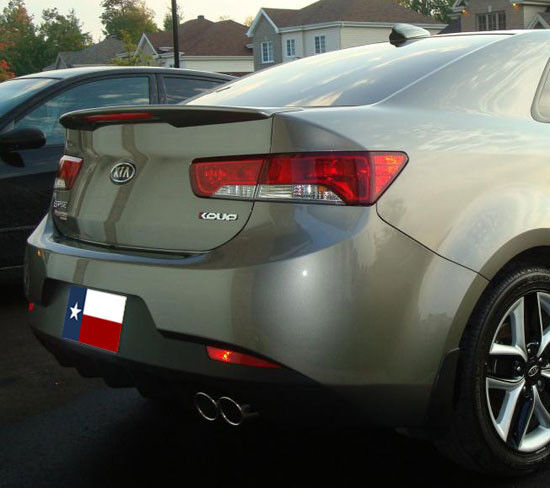 2010-2013 KIA Forte Koup-R Factory Flush Spoiler Wing - ABS-756