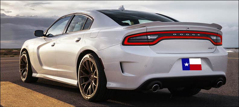 2011-2023 Dodge Charger Hellcat Flush Spoiler Wing