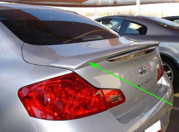 2007-2014 Infiniti G35/G37 Sedan Custom Lip Spoiler Wing