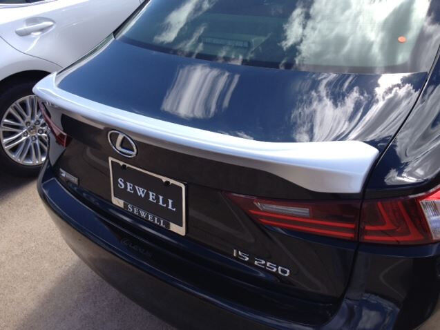 2014-2020 Lexus IS250/IS300/IS350 Factory Flush Spoiler Wing