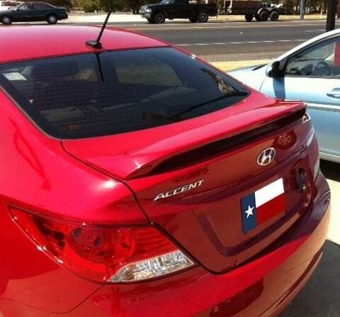 2012-2018 Hyundai Accent 4DR Custom Post Spoiler Wing - FG-586