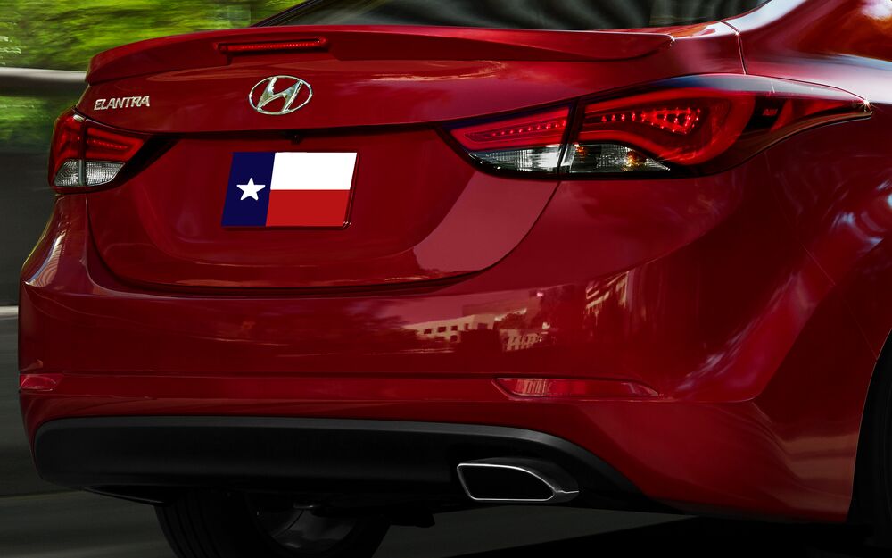 2011-2016 Hyundai Elantra 4DR Factory Lip Spoiler Wing - FG-592