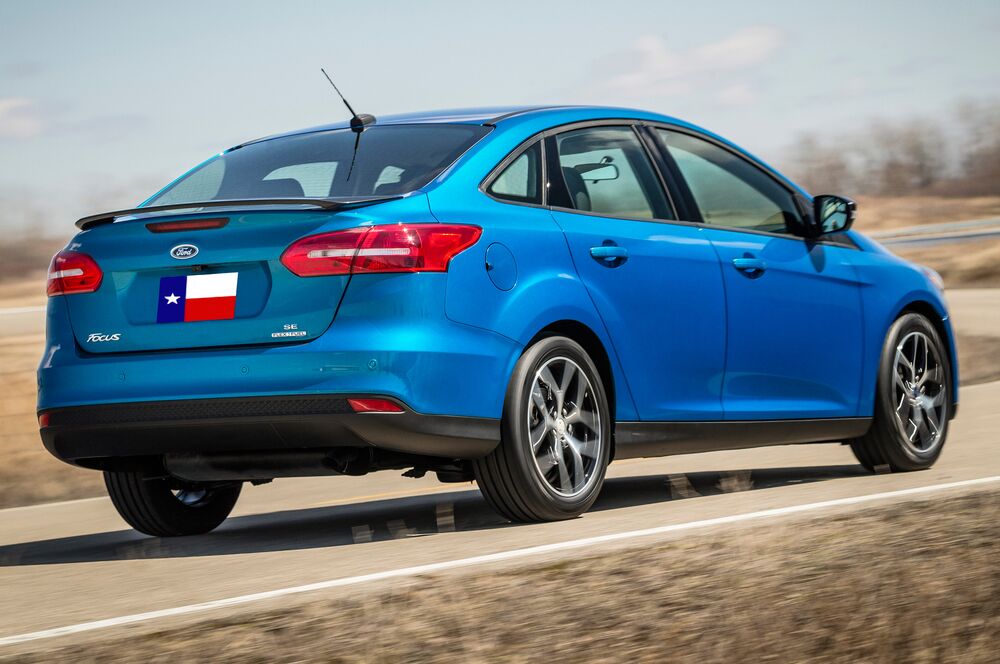 2015-2017 Ford Focus 4DR Factory Post Spoiler Wing