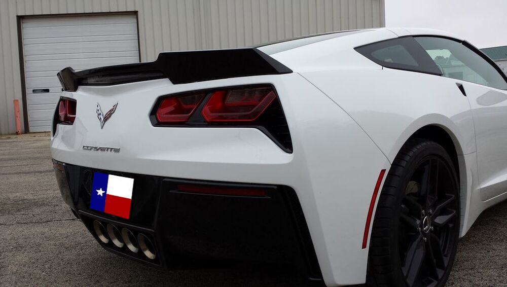 2014-2019 Chevy Corvette C7 Wickerbill Flush Spoiler Wing - FG-599