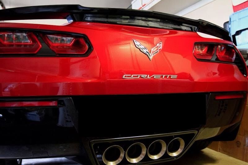 2014-2019 Chevy Corvette C7 Factory Post Spoiler Wing