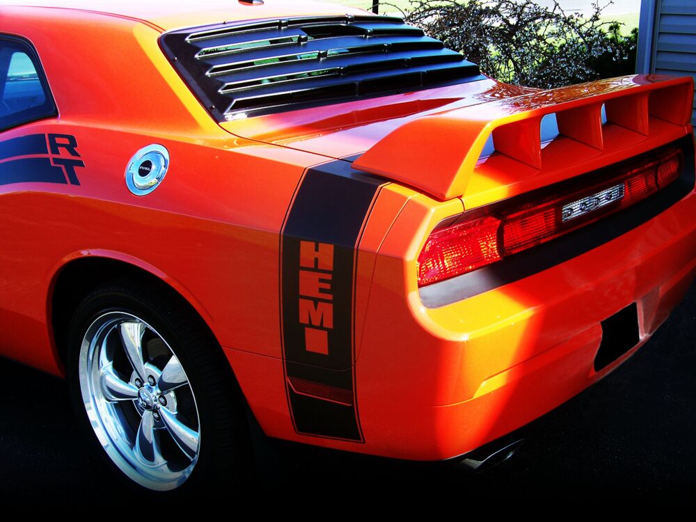 2008-2023 Dodge Challenger Custom Post Spoiler Wing