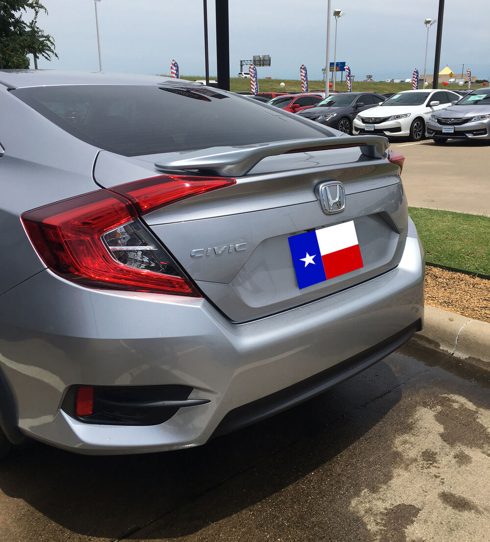 2016-2020 Honda Civic 4DR Factory 2-Post Spoiler Wing - FG-625