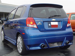 2004-2008 Chevy Aveo 5dr HB Factory Roof Spoiler Wing